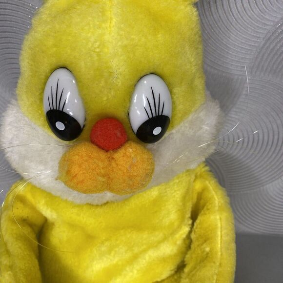 Conesco-Chase Yellow Rabbit Plush Hugging Bunny Mom Dad Baby 20"‎ Korea Vintage - Picture 8 of 10